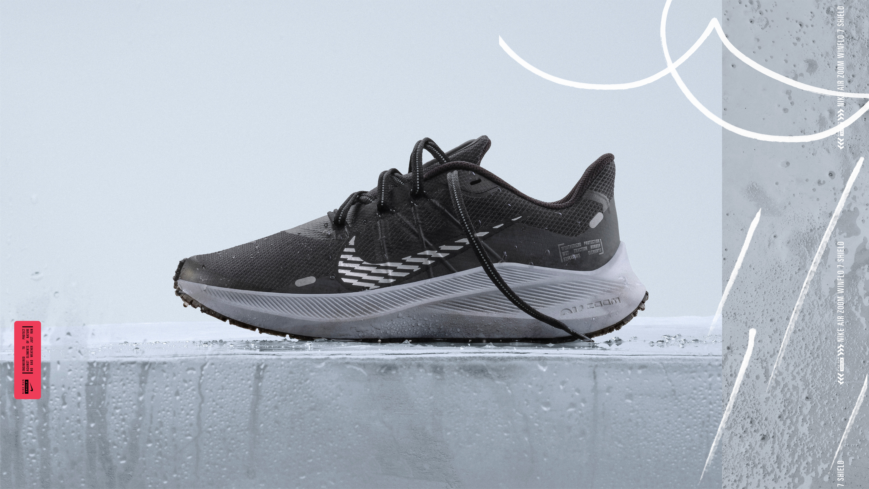 Nike Air Zoom Winflo 7 Shield 女款跑鞋