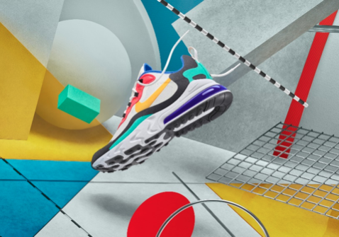 NIKE AIR MAX 270 REACT BAUHAUS 男款