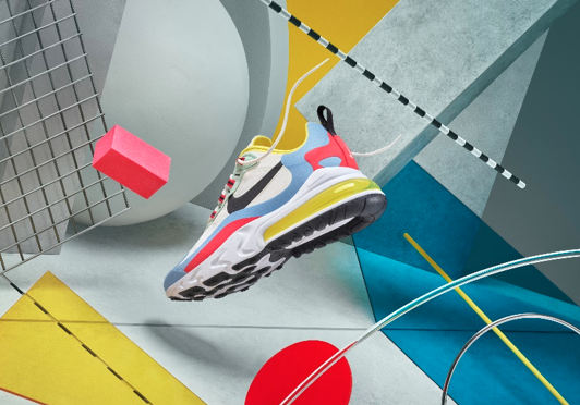 NIKE AIR MAX 270 REACT BAUHAUS 女款